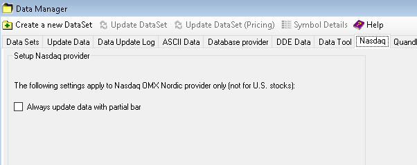 Nasdaq fundamental items